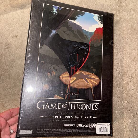 Game of Thrones 1000 Piece Collectible Premium Puzzle "Beautiful Death" USAopoly - Picture 3 of 4